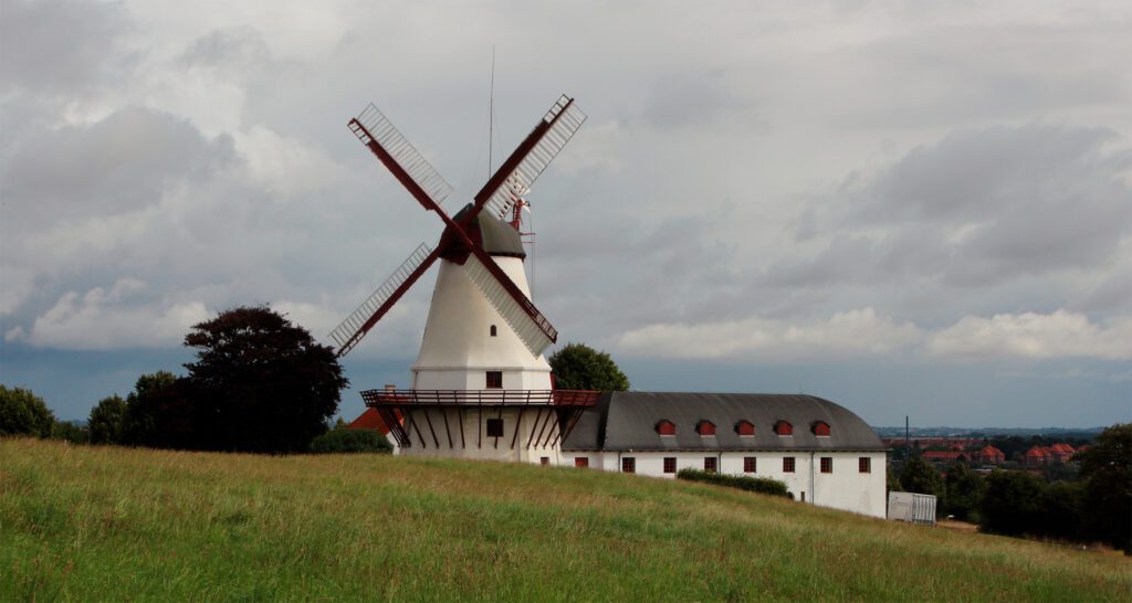 Dybbøl Mølle ved Sønderborg i Sydjylland