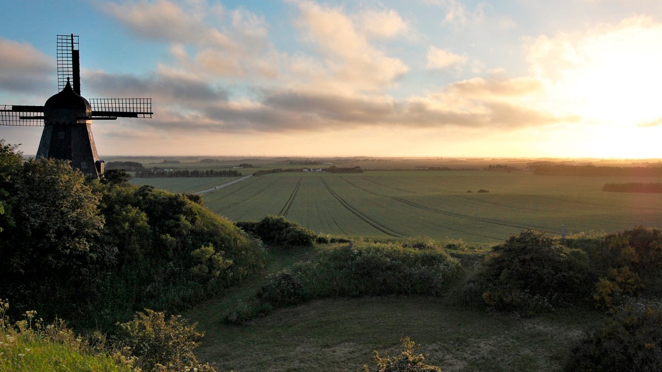 Kvarn vid Børglum kloster i Nordjylland