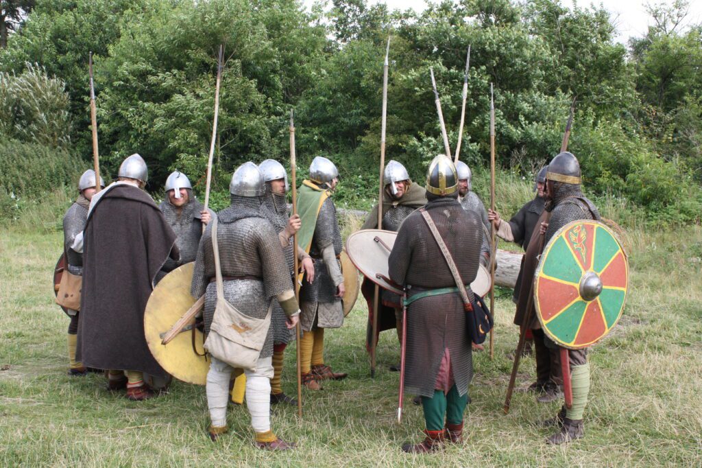 Riddere på vinkingecenteret