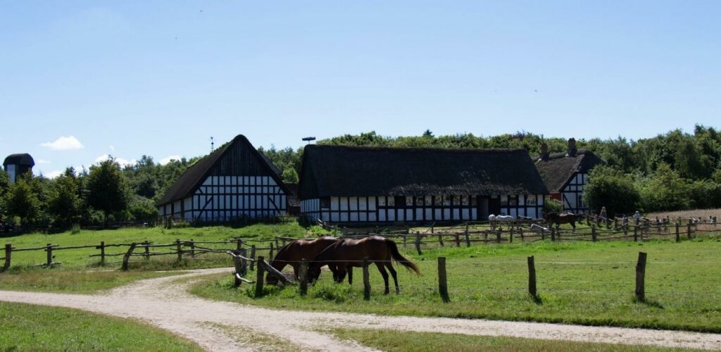 Bondgård på Hjerl Hede