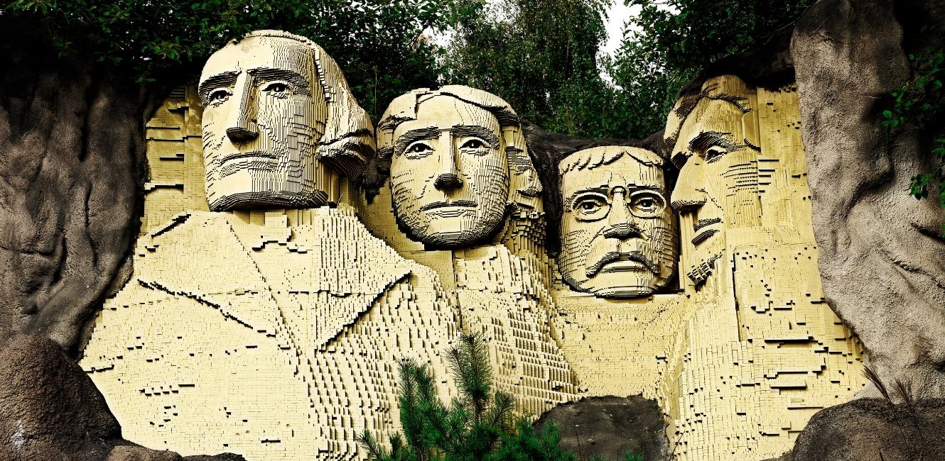 Mount Rushmore Legoland