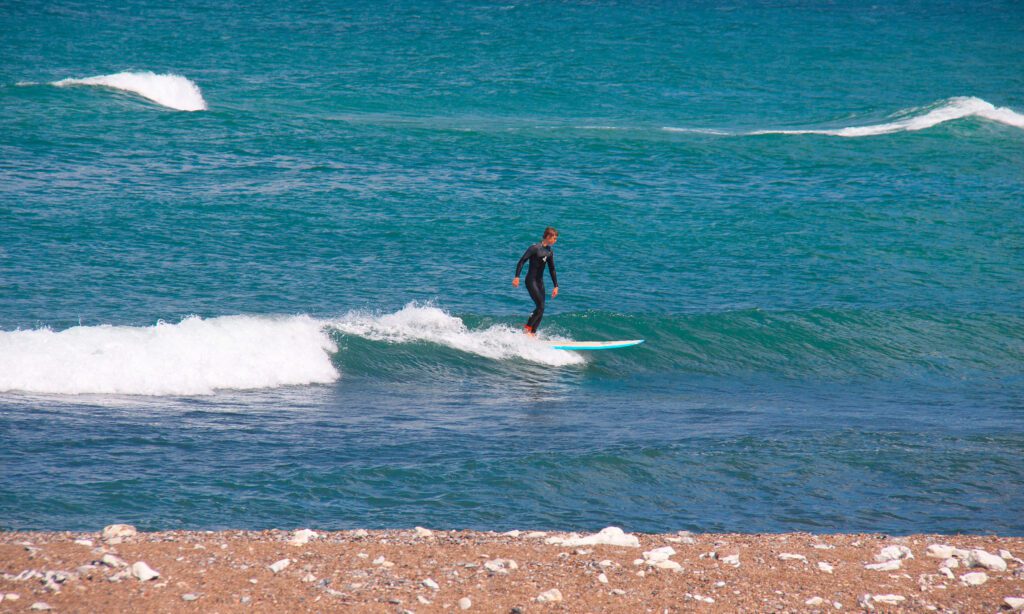 Surfare vid Klitmøller