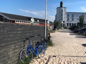 Cyklar på Stranden